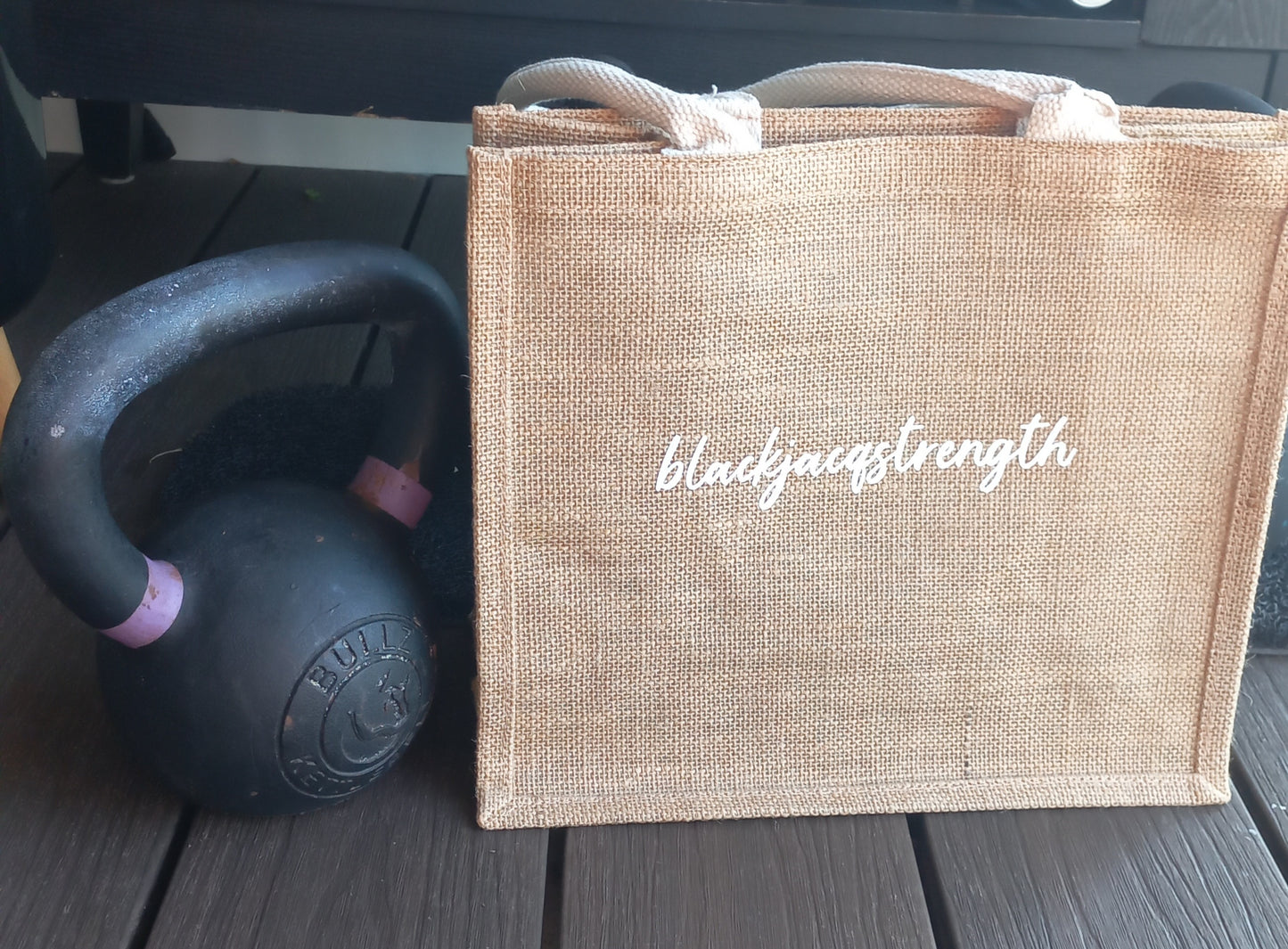 BlackJacq Supermarket Jute Bag (Last piece 13 inch)