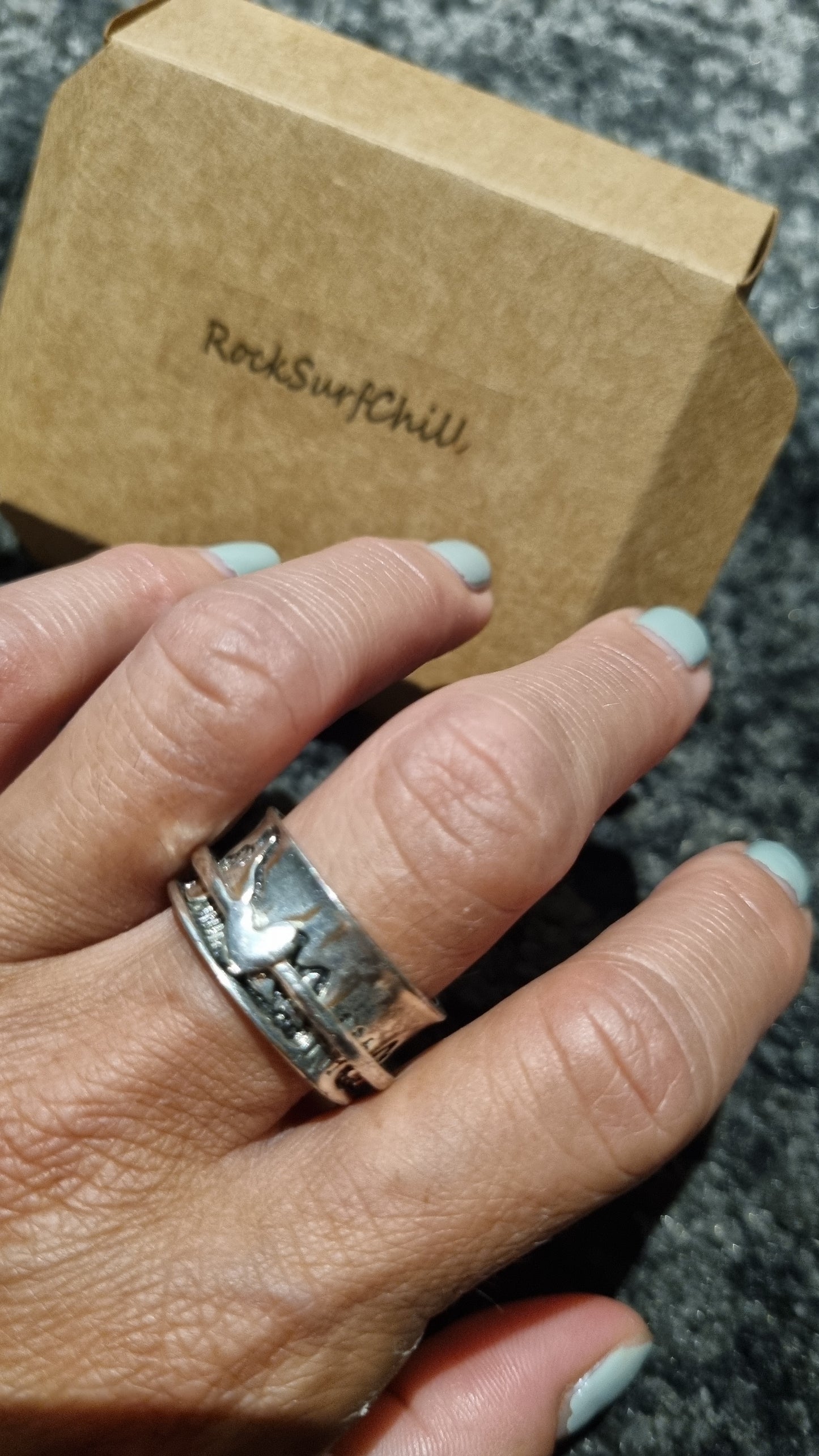 RockSurfChill Ring - "Keep Climbing"