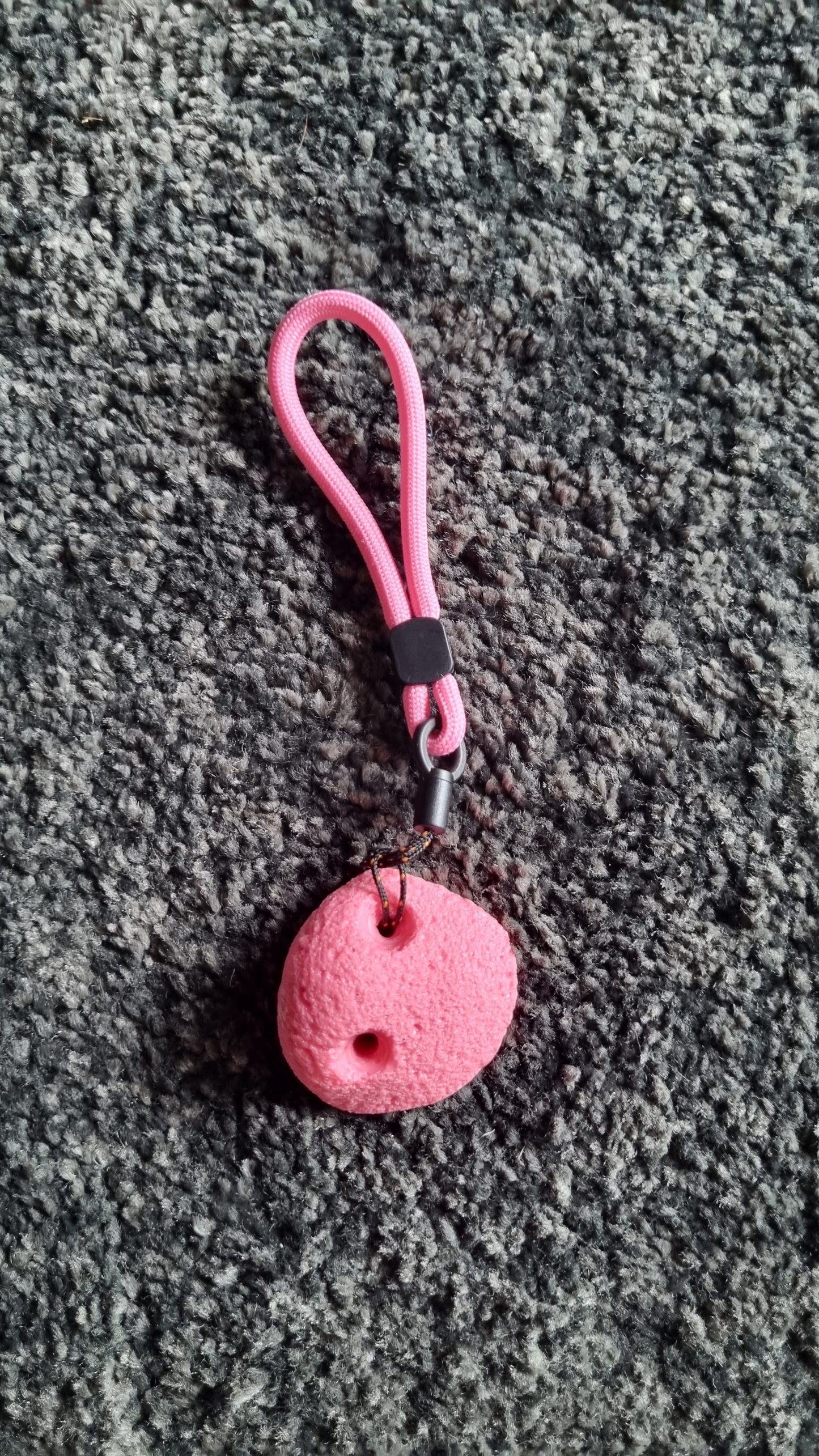 Rock Climbing Key Chain - Pink