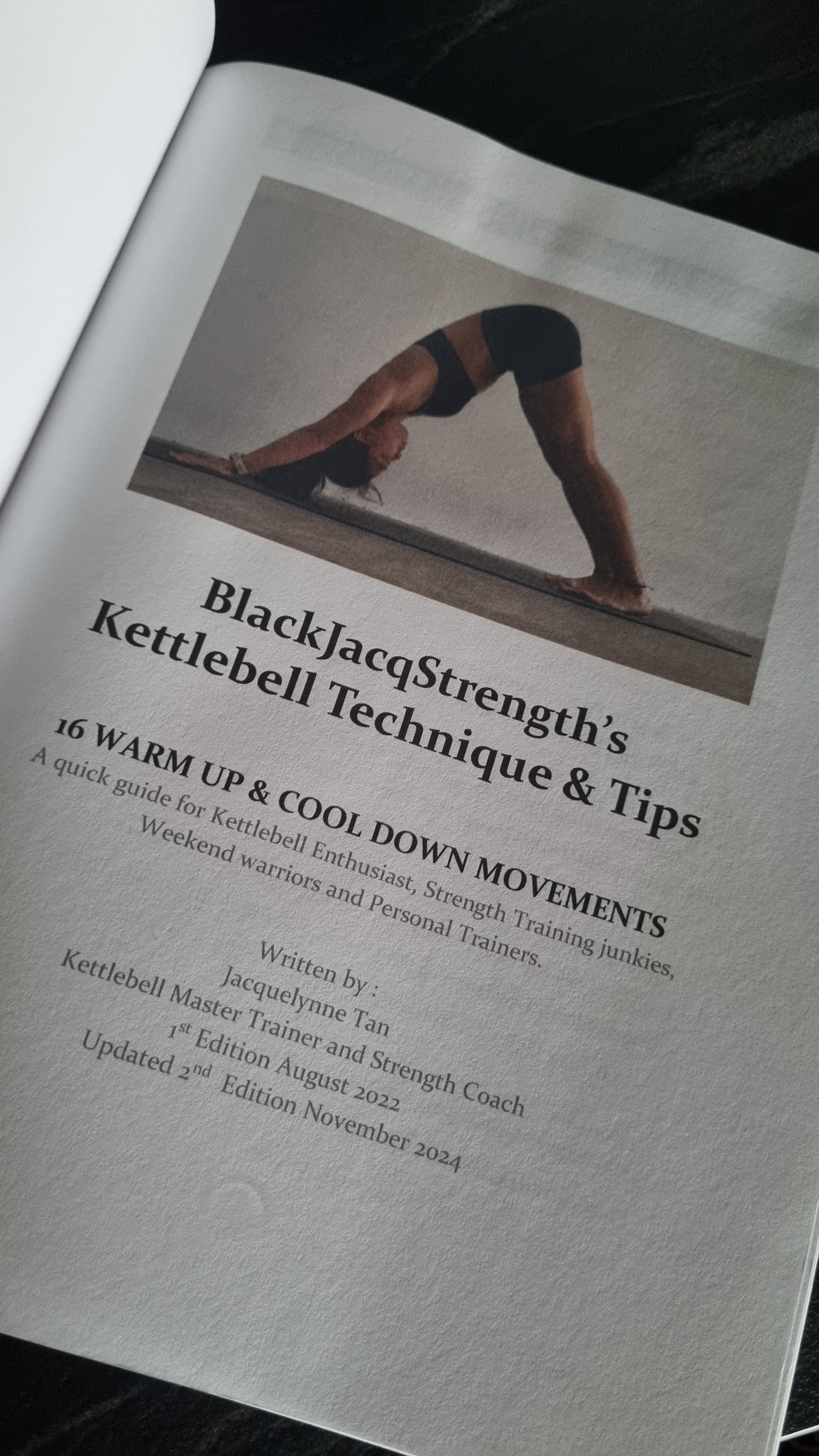 2025 Blackjacqstrength Booklets - Warm up and Cool Downs