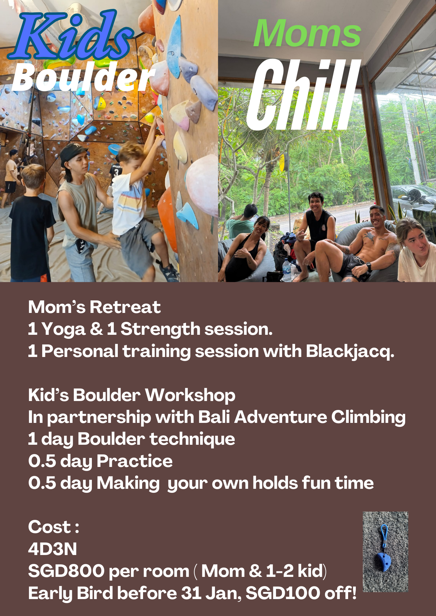 2025 Mom & Kids Bali Retreat - Spending Sporty Time away