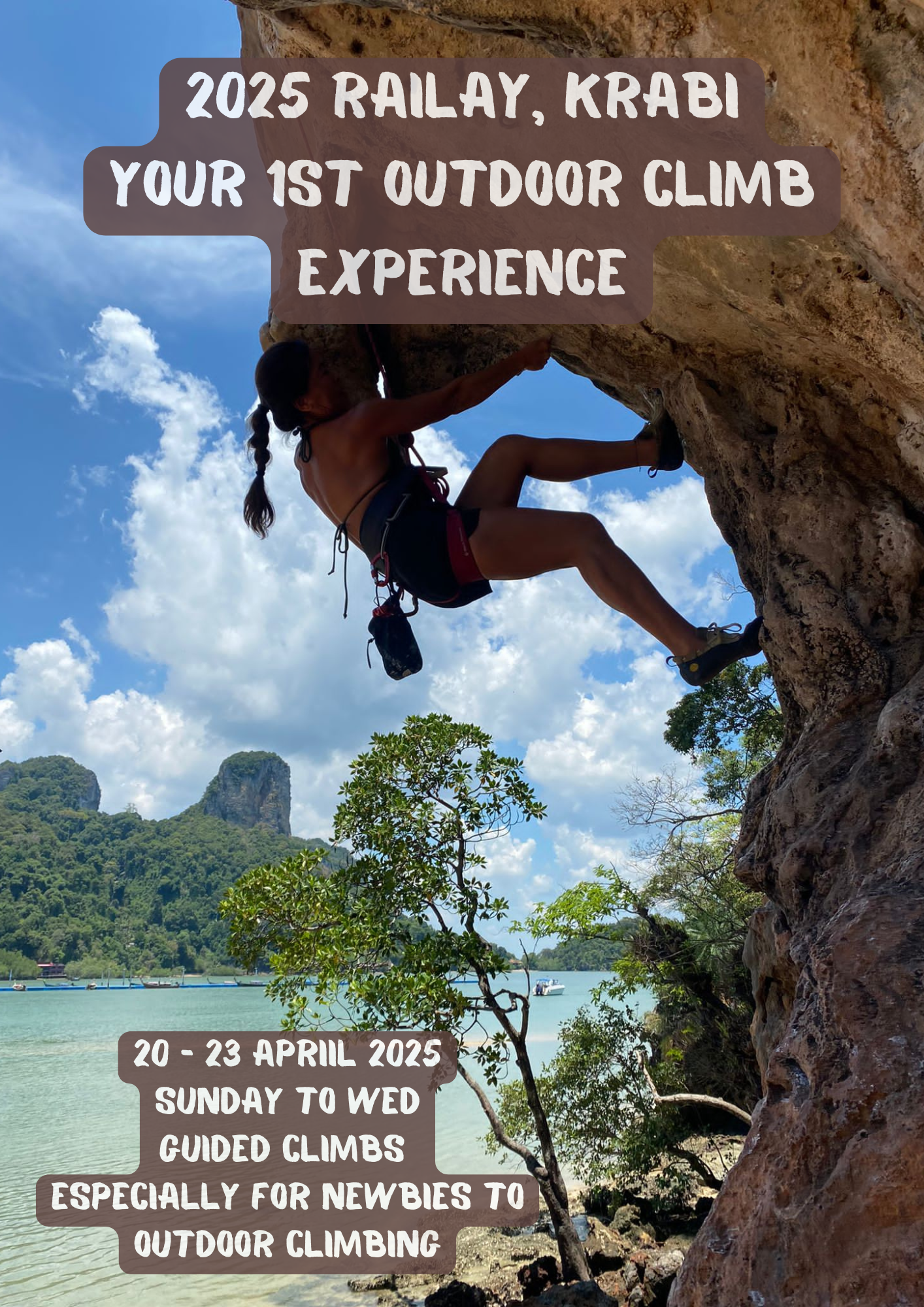 2025 Railay, Krabi - 1st Time Outdoor Climb Experience