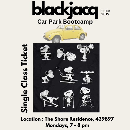 BlackJacq Vouchers - Car Park Bootcamp (last Monday of the month)