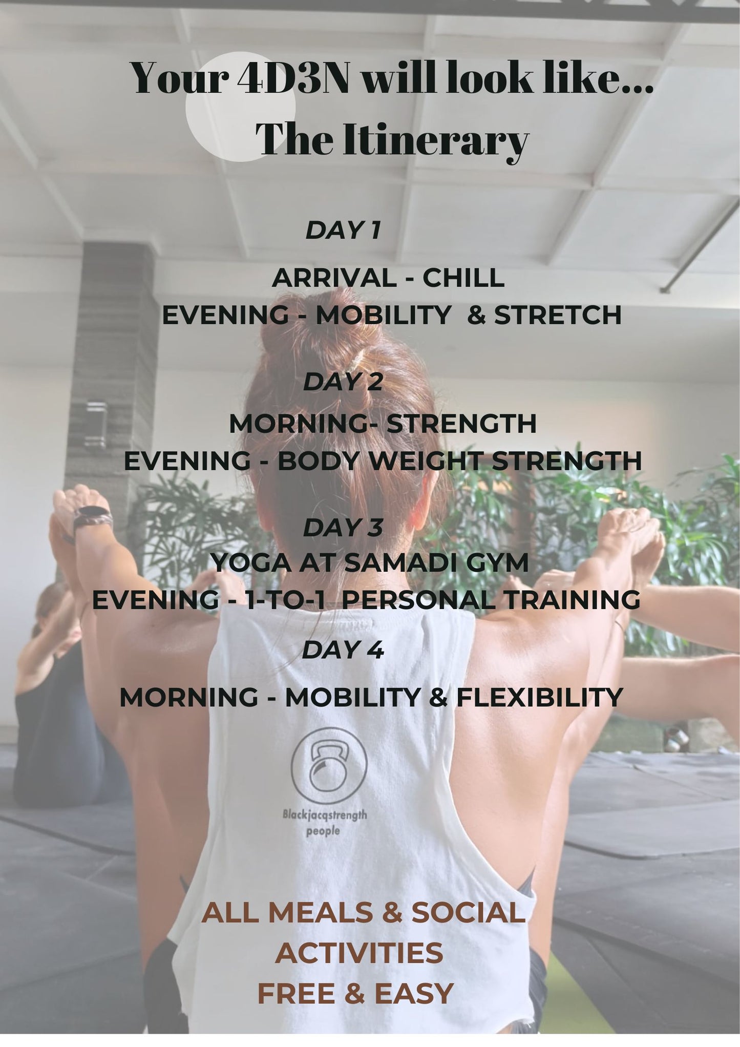 Bali Bootcamp 30 Oct to 2 November 2024