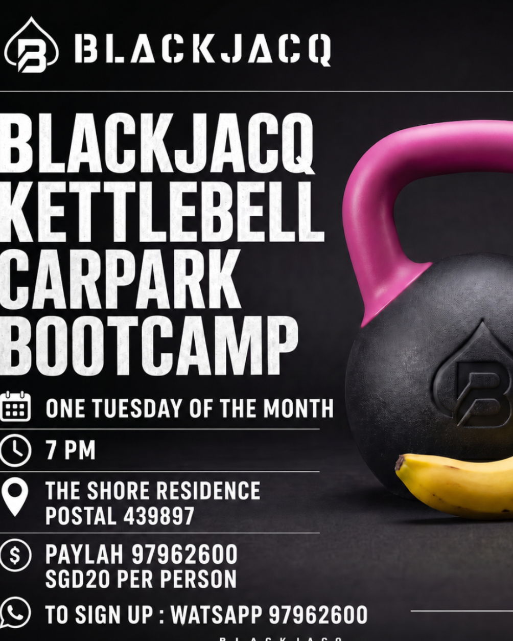 BlackJacq Vouchers - Shore Car Park Bootcamp