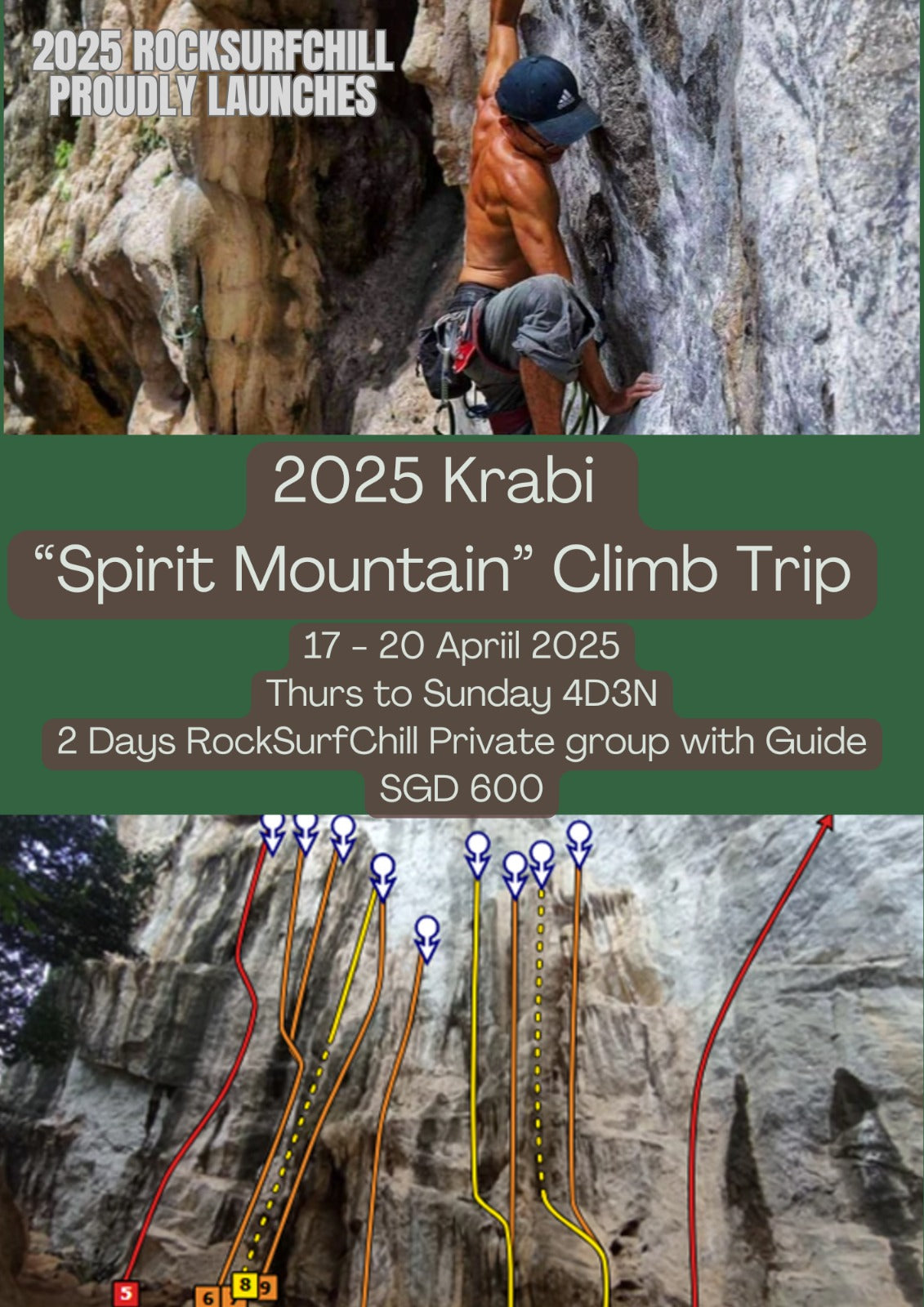 2025 Krabi Rock Climb Retreats
