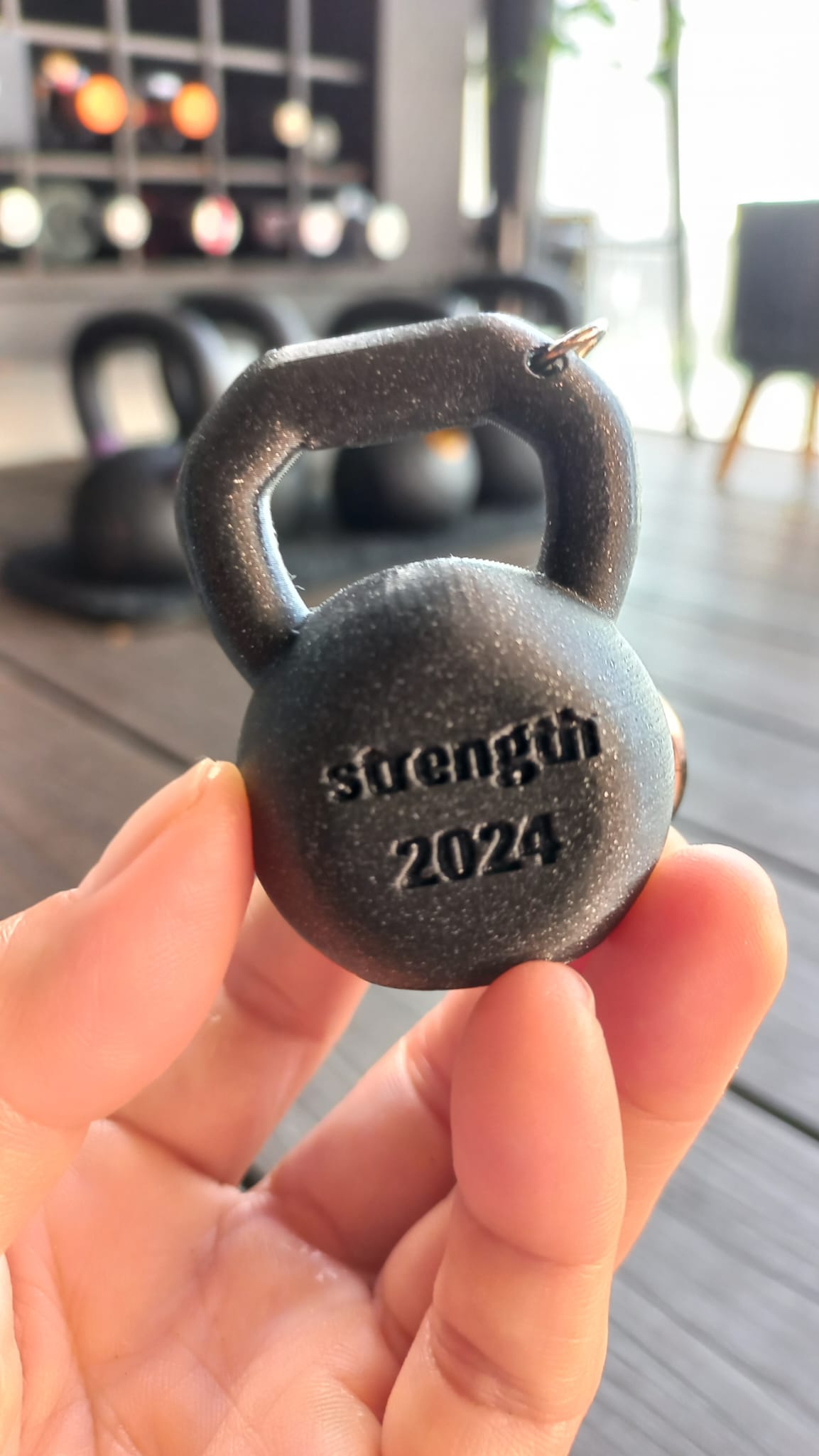 1 BlackJacq Kettlebell Key Chain - Blackjacq Black
