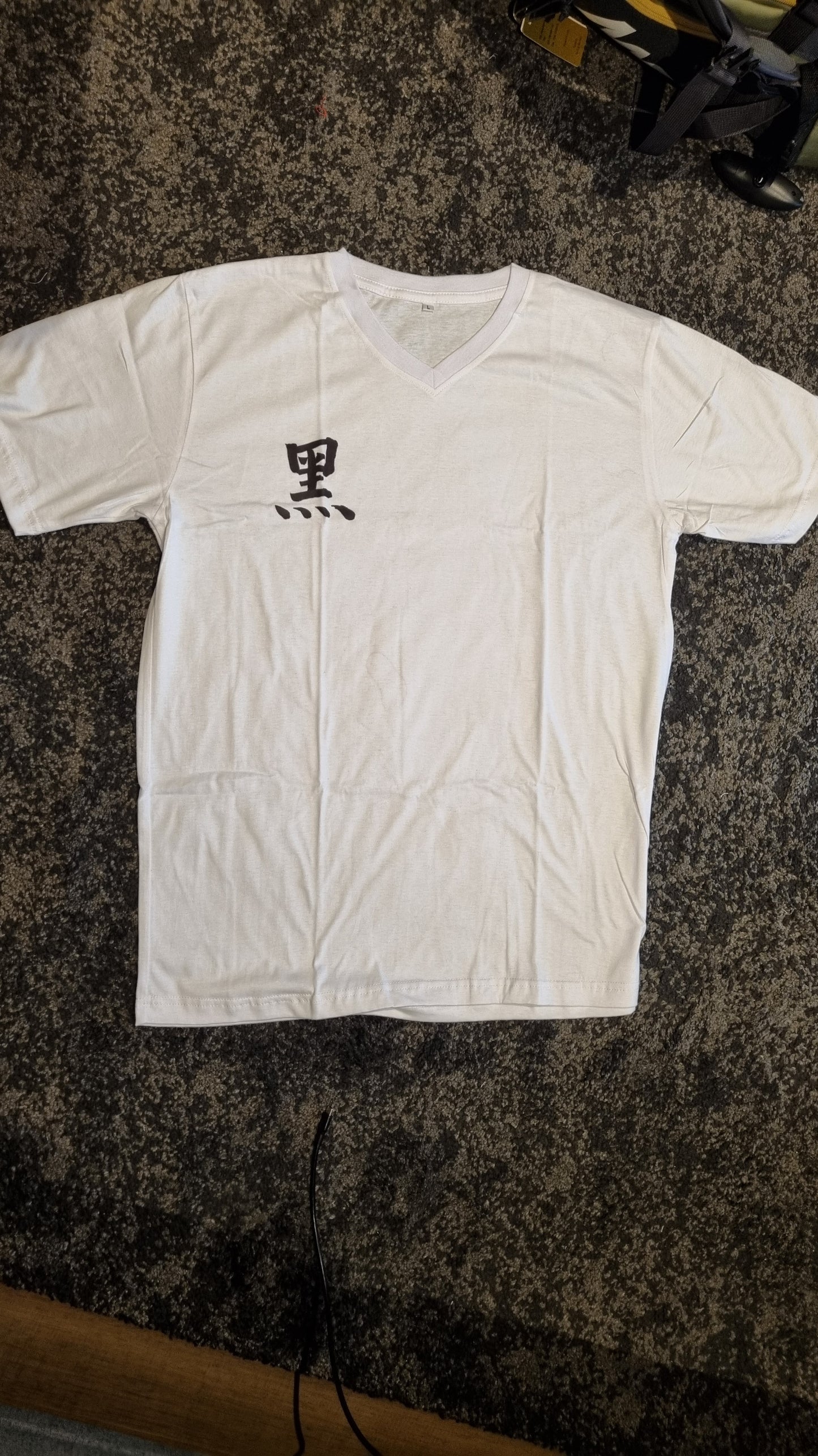 2025 Blackjacq V neck T shirts "Yakuza inspired" - White