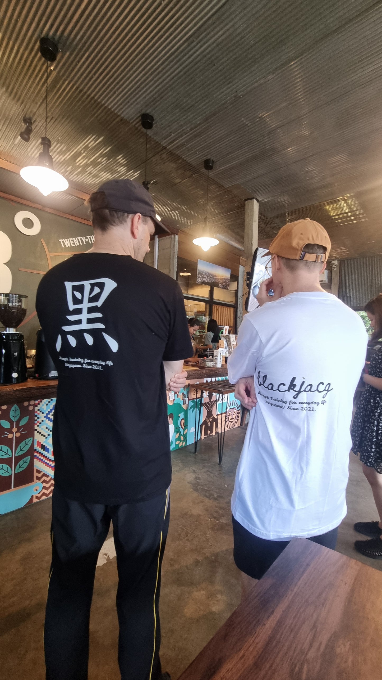 2025 Blackjacq V neck T shirts "Yakuza inspired" - Black