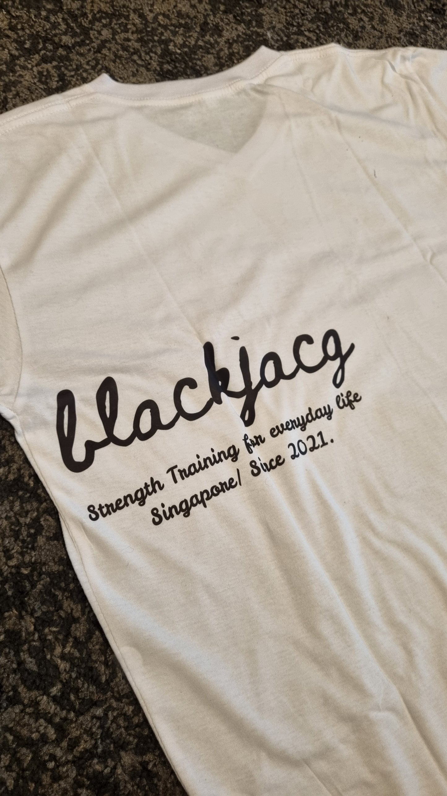2025 Blackjacq V neck T shirts "Yakuza inspired" - White