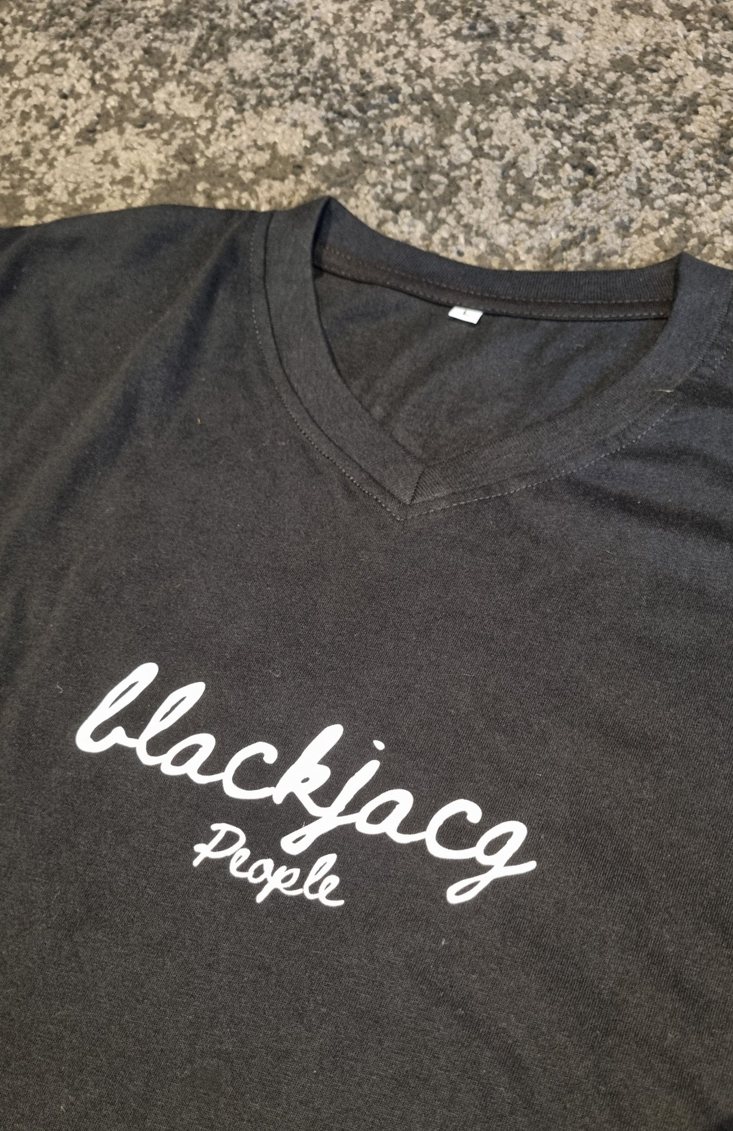 2025 Blackjacq V neck T shirts "Yakuza inspired" - Black