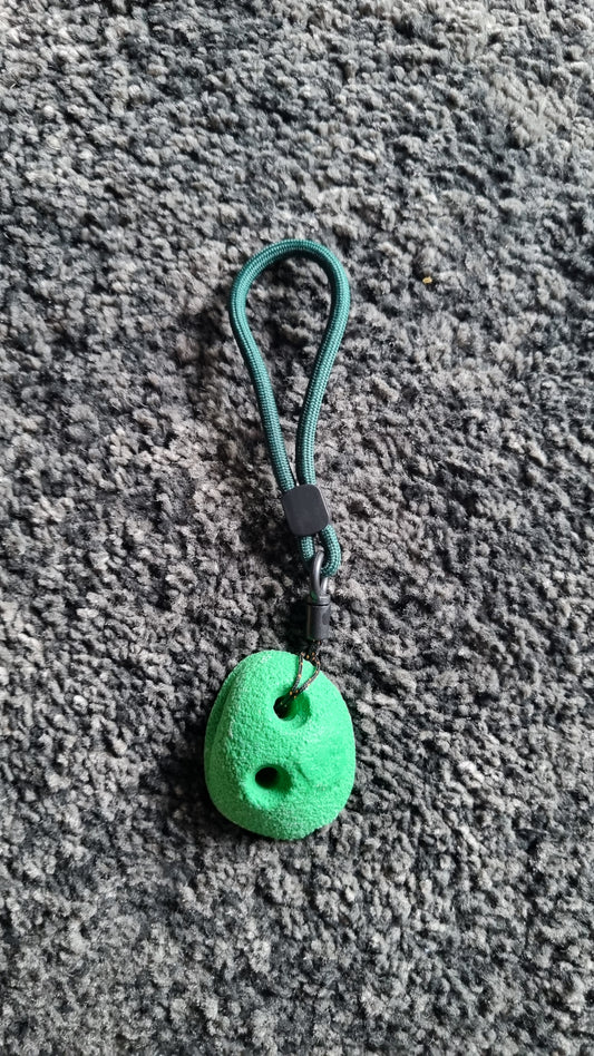 Rock Climbing Key Chain - Green