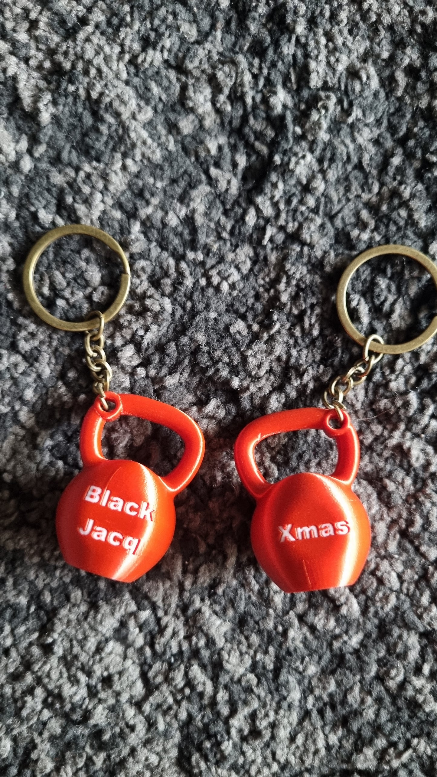 Limited Edition ☆ Blackjacq Xmas "Baby Kettlebell" ornament