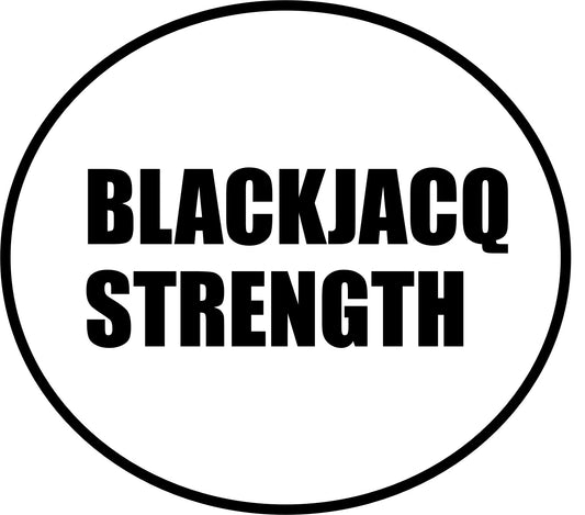 Stickers - 2 x Blackjacqstrength Logo