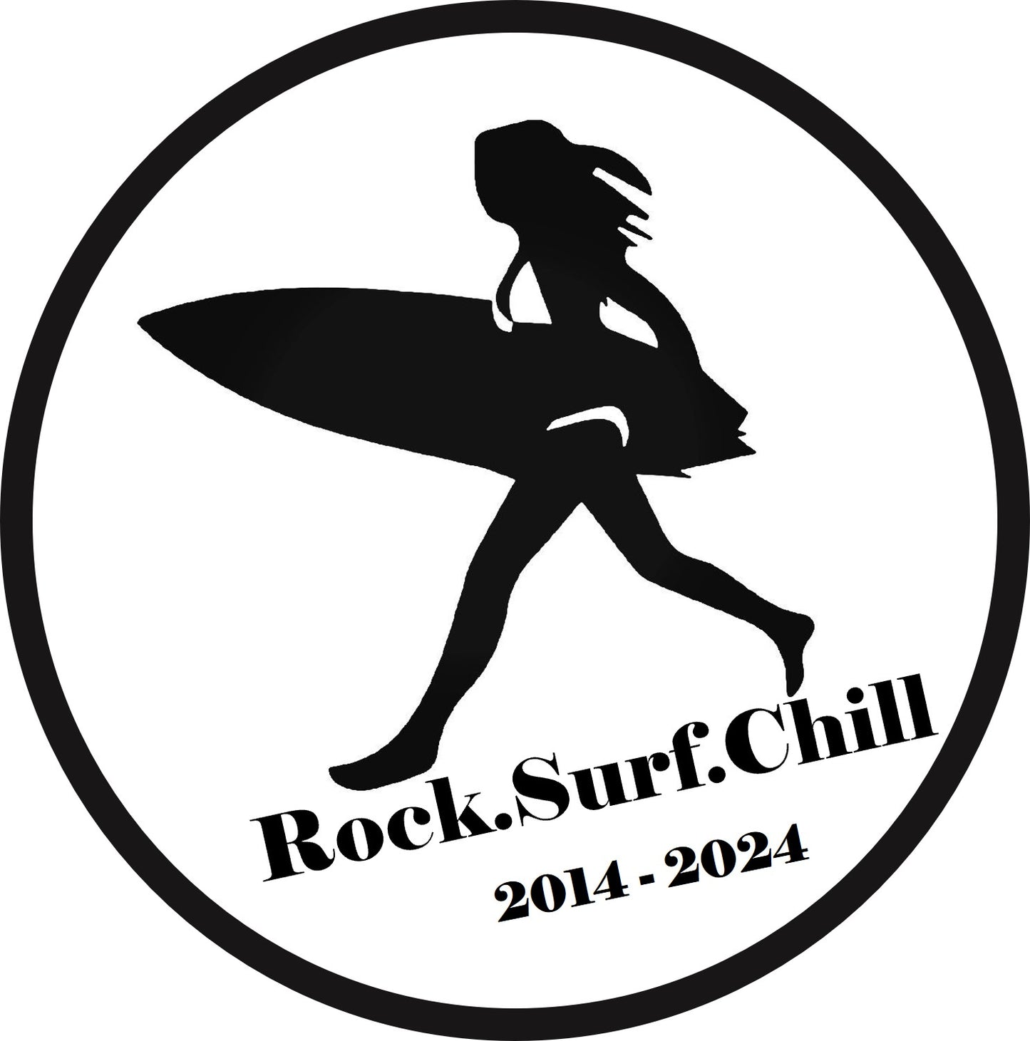 Stickers - 2 x RockSurfChill Lifestyle