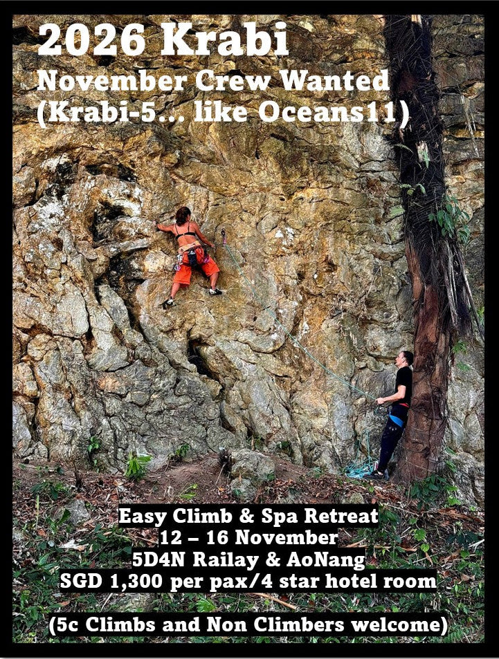 2026 Krabi Climb & Chill "Mountain Spa" Retreat - 12 -16 November