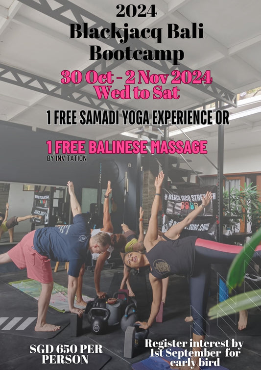 Bali Bootcamp 30 Oct to 2 November 2024