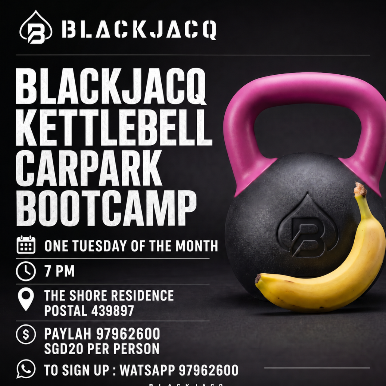 BlackJacq Vouchers - Shore Car Park Bootcamp