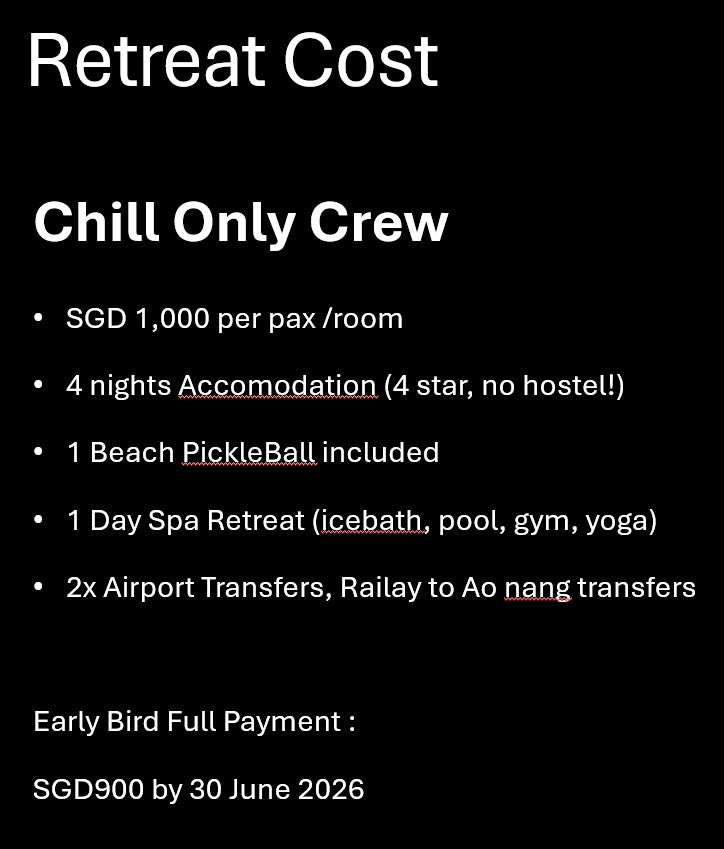 2026 Krabi Climb & Chill "Mountain Spa" Retreat - 12 -16 November