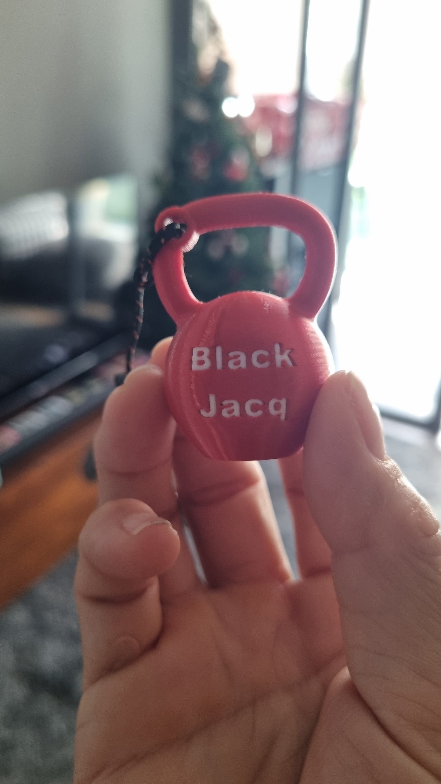 Limited Edition ☆ Blackjacq Xmas "Baby Kettlebell" ornament
