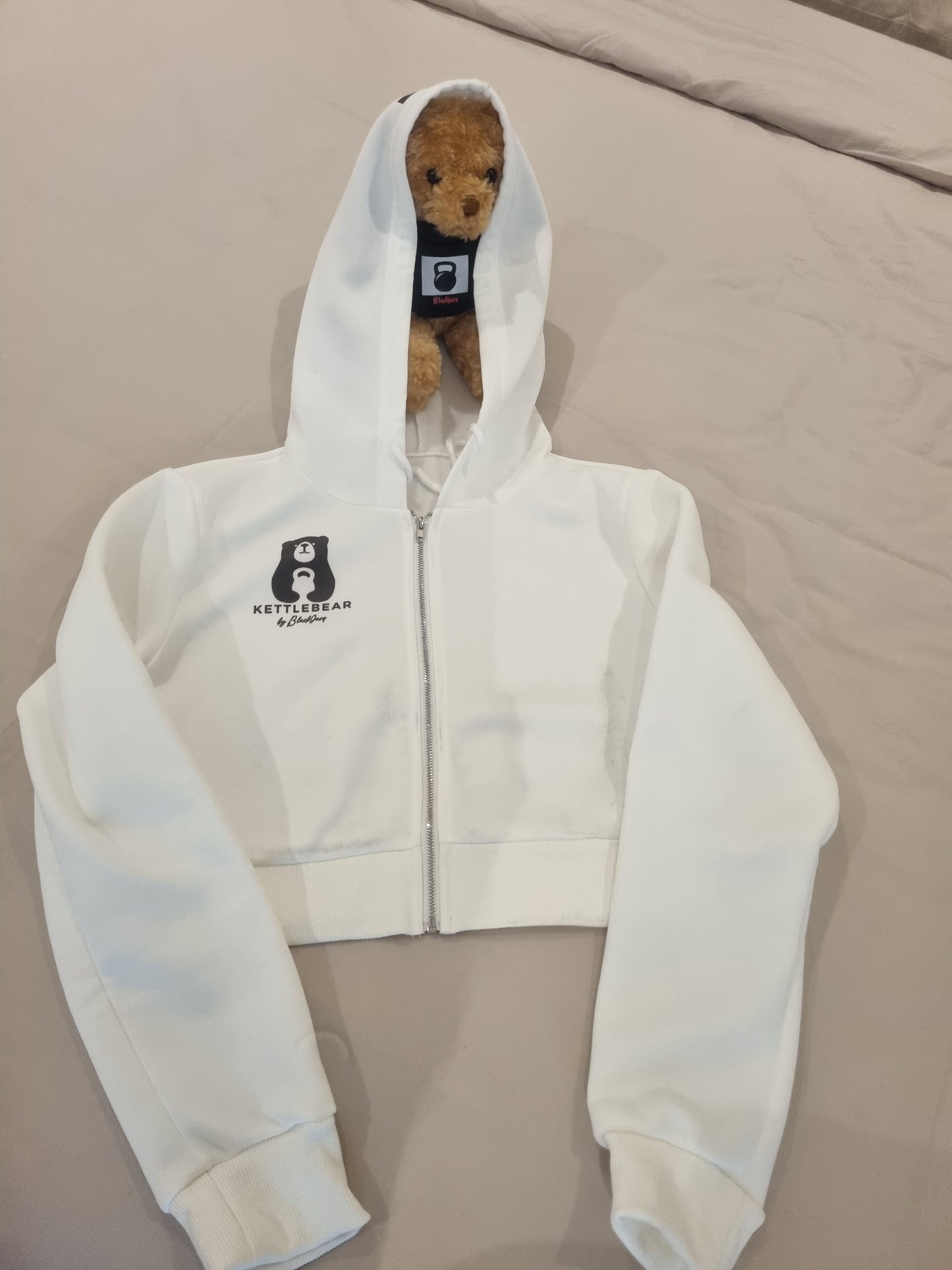 2026 BlackJacq "KettleBEAR" Hoodies -  White "Coach"