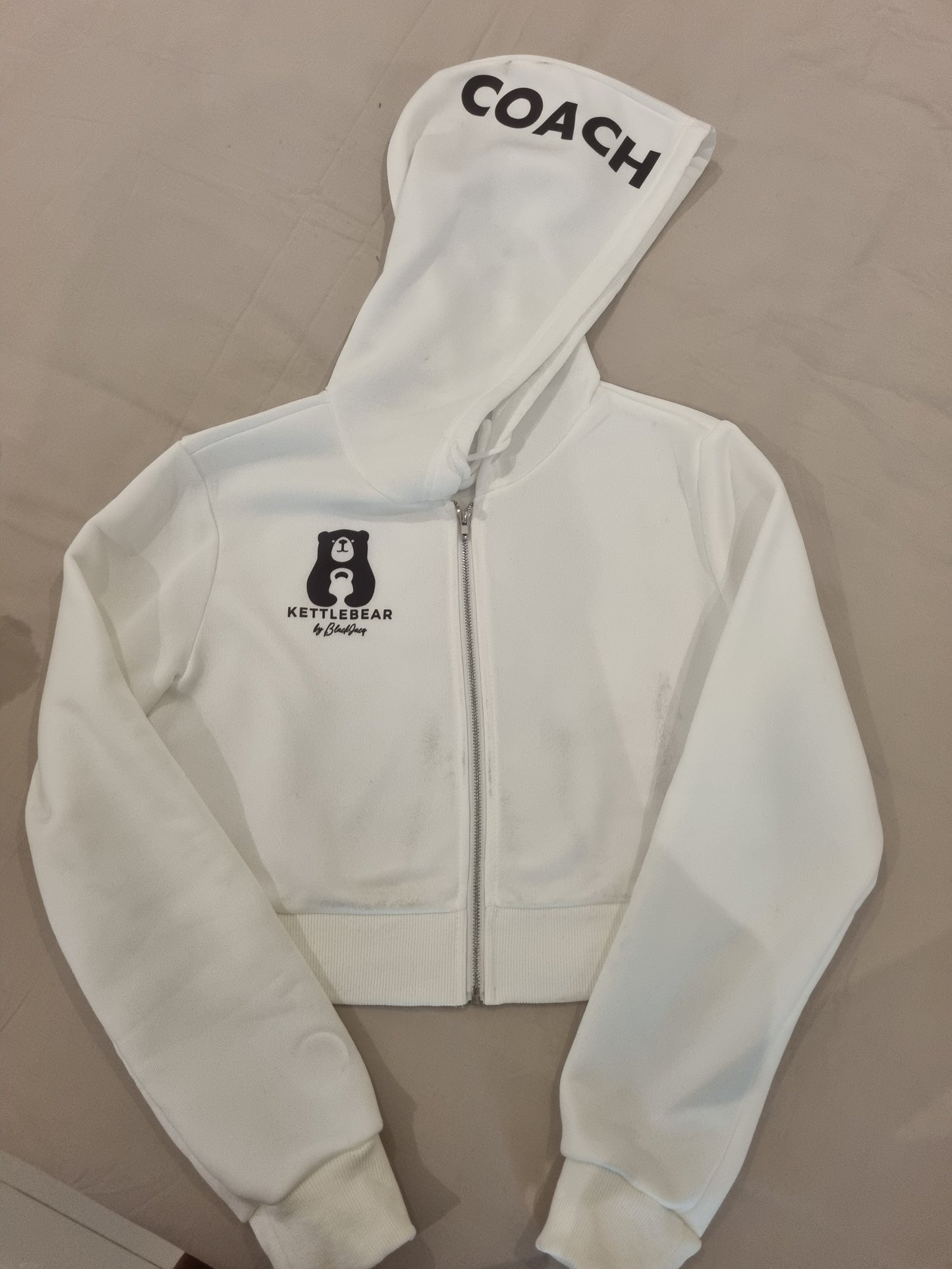 2026 BlackJacq "KettleBEAR" Hoodies -  White "Coach"