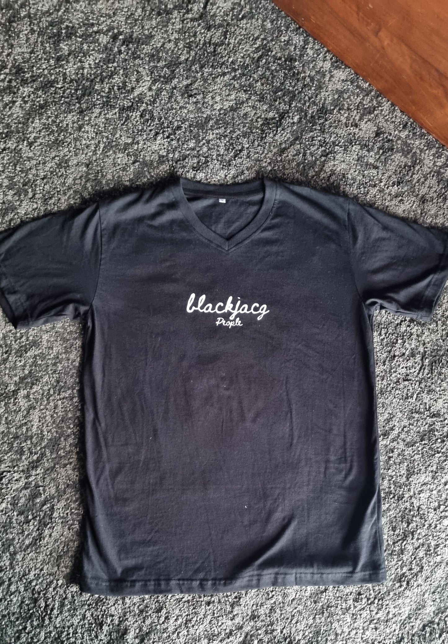 2025 Blackjacq V neck T shirts "Yakuza inspired" - Black