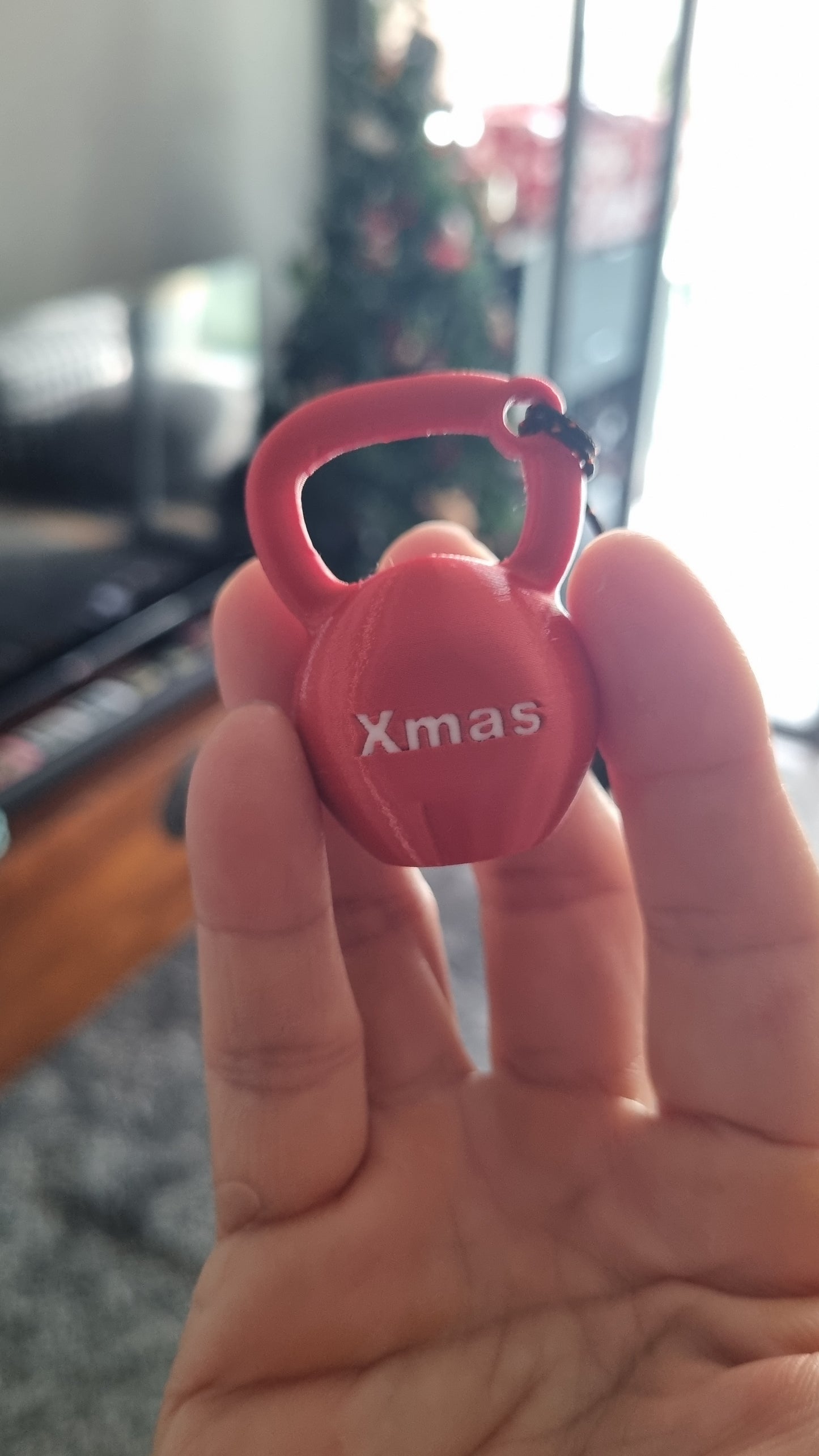 Limited Edition ☆ Blackjacq Xmas "Baby Kettlebell" ornament