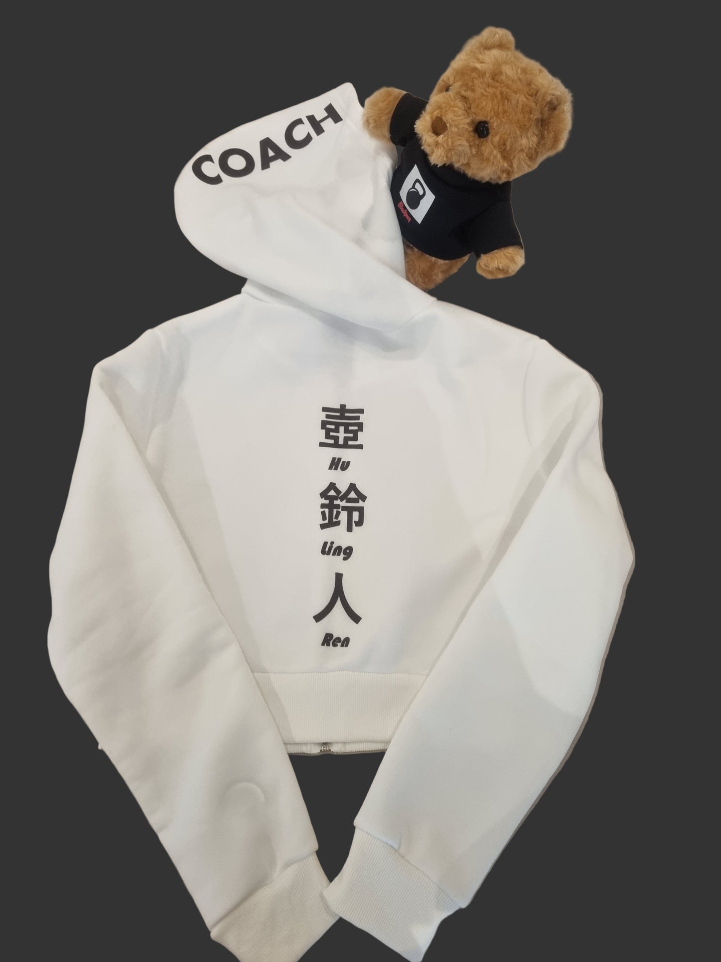 2026 BlackJacq "KettleBEAR" Hoodies -  White "Coach"